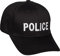 Black Snake Baseball Cap SWAT FBI Security Police Schwarz Police OneSize