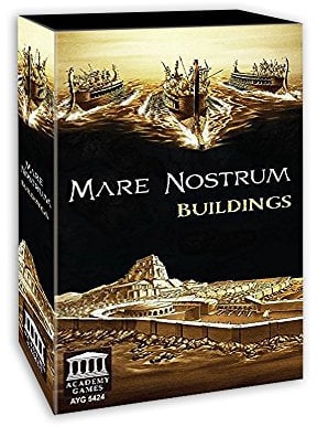 Academy Games | Mare Nostrum Buildings | Board Game | Ages 14 and Up | 2-4 Players | English Version