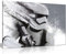 Leinwanddruck, Star Wars Storm Trooper, 30 x 20 cm, Schwarz/Weiß