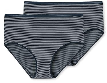Schiesser Damen Slip Midi Midislip 2er Pack Doppelpack Poly - 162893