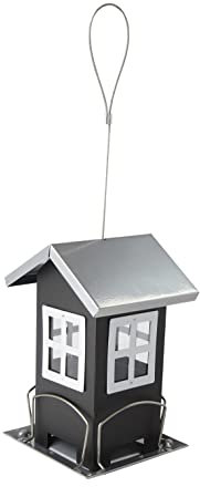 Grouw I Vogelhaus, Futterhaus für Vogelfutter Wildvögel ganzjährig, Futterhaus zum aufhängen I Futterspender Wildvögel, Futterhaus, Vogelhaus Balkon