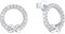 s.Oliver Ohrstecker 925 Sterling Silber Damen Ohrschmuck, mit Zirkonia synth., 1,3 cm, Silber, Infinity, Kommt in Schmuck Geschenk Box, 2034965