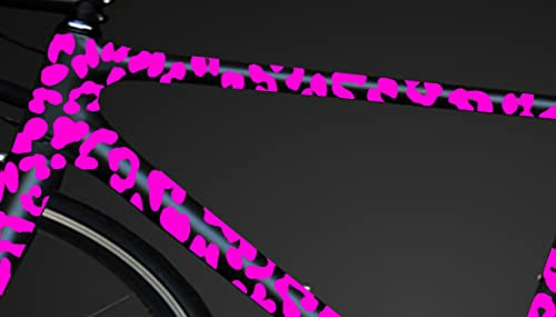Fahrrad Leopard Gepard Tier Fell Aufkleber Bike Bicicleta cx Bikecircle WANDTATTOO Cyber Camouflage XXL Set Auto Aufkleber Sticker Stylin Wandtattoo