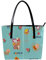 TBOUOBT Handtaschen für Damen Mode Tragetaschen Umhängetasche Satchel Taschen,obst zitrone birne orange papaya pitaya