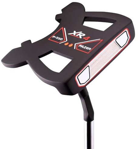 Fazer Golf XR4 P550 Golf Putter Model No: P550 Right Hand Graphite Regular Grip Golf Club Black