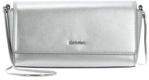 Calvin Klein CK Evening Crossbody Mini Bag Silver