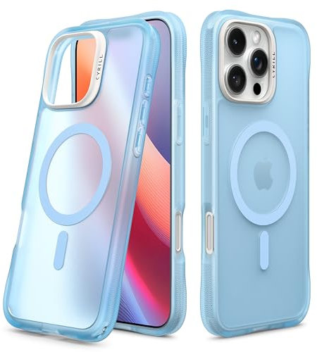 CYRILL von Spigen UltraSheer Mag Hülle Kompatibel mit iPhone 16 Pro (2024) - Baby Blue