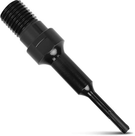1 1/4 UNC Adapter auf SDS-plus für Kernbohrkrone Diamantbohrkrone, Gesamtlänge 190mm, Bohr-verlängerung Core Drill Bit für Bohrkrone Lochsägen, aus 42CrMo4 Stahl (DIN 1.7225)