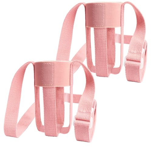WALLFID Universal Water Bottle Holder - Adjustable Strap for 10oz-40oz, Child-Friendly, Compatible with Contigo, Zak, and More - Ideal for Hiking, Gym, Travel (Pink 2PCS)
