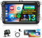 Inefala 2+64G Android 15 para Volkswagen Golf 5/6 Passat Polo Tiguan Touran Caddy T5 Seat Skoda Radio de Coche con Wireless CarPlay Android Auto, 8'' Pantalla Táctil con BT/GPS/FM/RDS/WiFi/USB/Tipo C