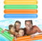 4 Stück Schwimmnudel für Kinder & Erwachsene 105 cm, Lange Poolnudel, Schwimmstange Pool Langlebiger Poolnudel Hohl Schwimmnudel, Schwimmhilfe für Pool, Strand & Wasserspiele