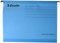 Esselte Classic verstärkte Hängemappe, A4, 25er Pack, Tabs inklusive, Blau, 90311