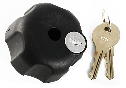 Ram Mounts KNOB W Lock 1/4Inch-20 Steel Insert B Size, RAM-KNOB3LSU (Insert B Size)