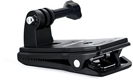 Sametop Supporto Clip Zaino Accessorio Morsetto Rotazione a 360° Compatibile con GoPro Hero 13 12 11 10 9 8 7 6 5 4 Session DJI Osmo Telecamere D'azione