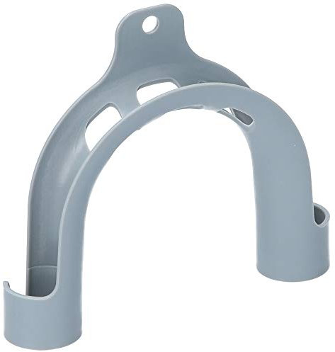 Kenekos - Haltebogen, universal für Ablaufschlauch kompatibel mit Waschmaschine/Spülmaschine - PVC-Bogen für Abwasserschlauch. Wandhalterung für Schläuche mit Durchmesser 19mm-25mm