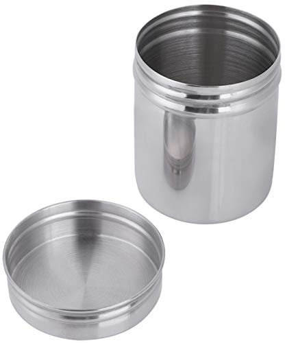 Raguso 304 Vorratsdose Edelstahl Tragbarer luftdichter Kaffeebehälter Mehrzweck Lebensmittellagerbehälter für Haferflocken Schokoladenkeks Kaffeebohne(275 ml)
