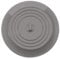 Bouchons pour Baignoire Silicone Bouchon d'évier Bouchon evier de cuisine 15,3 CM de diamètre pour Les Cuisines, Salles de Bains et Blanchisseries Bouchon de Vidange Universels (1 pcs, Gris)