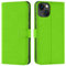 Verco custodia per iPhone 13, Case per Apple iPhone 13 Cover PU Pelle Portafoglio Protettiva (6.1 inch), Verde