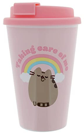 Blueprint Collections Pusheen Travel Mug | 350ml Reusable Coffee Cup | Cute Travel Coffee Mug for Hot Drinks | Pusheen Gifts & Accessories