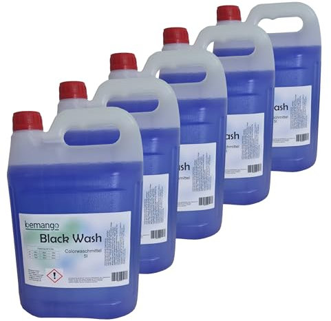 Bemango Flüssigwaschmittel Black Wash 5x5l Kanister für dunkle und schwarze Wäsche