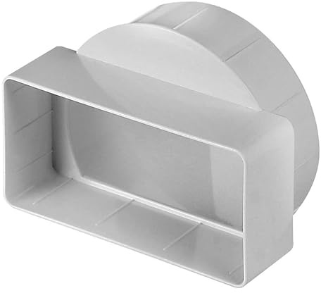 Flachkanalsystem PVC Adapter kurz 55/110