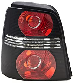 EDA PREMIUM auto Rückleuchte, Rücklicht, Heckleuchte Links Schwarz 1T0945095P passend für VW TOURAN, 07-10