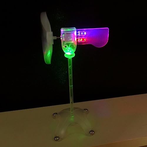 Kleinste Mini-Windkraftanlagen Generator LED Lehrwerkzeuge Probe Modell Heiße Ultra-kleine Mikro-Windkraftanlage LED Windmühle