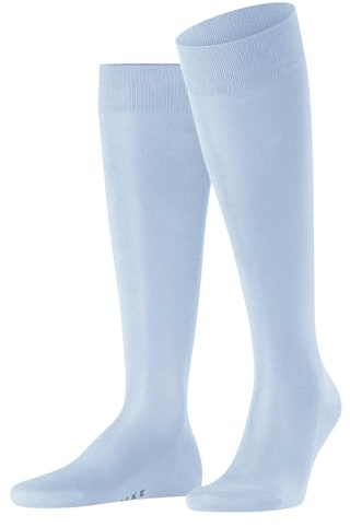 FALKE Herren Tiago Kniestrümpfe atmungsaktive nachhaltige biologische Fil d´Écosse Baumwolle leichter Glanz flache Naht druckfreie Fußspitze fein einfarbig dünn Business Alltag 1 Paar