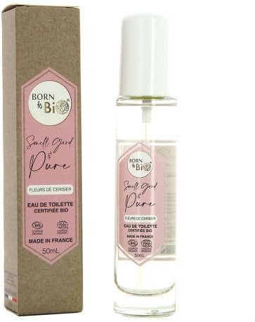 Born to bio - Eau de toilette certifie bio - Fleurs de Cerisier - 50ml