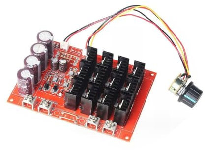 PWM DC Motor Governor 3V-90V Speed Control Switch Board LED Dimming 5A 10A 40A 60A Speed Control Module (60A 10-50V)
