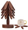 Wood Trivet, Baum Design Untersetzer, Untersetzer aus für Heiße Gerichte, Untersetzer Baum, Untersetzer für Warme Gerichte, Faltbare Holzuntersetzer für Heiße Töpfe und Pfannen