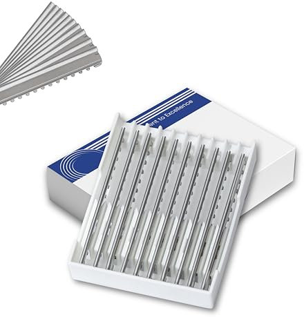 XE 10 Stück Edelstahl-Haarstyling-Federrasierklingen für den Einsatz beim Friseur – Ideale Texturierungsklingen für Effilierrasierer