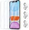 YUXINDZ 3 Pezzi Vetro Temperato per iPhone 11 e 3 Pezzi Pellicola Prottetiva Fotocamera, Film Protezione Schermo Anti Graffio, Durezza 9H, HD Ultra Trasparente Glass, Senza Bolle