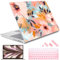 May Chen Plastic Hard Shell Case with Screen Protector & Keyboard Cover & Dust Plug for Microsoft Surface Laptop Go 3/2/1 (12.4 inch) - Spring Flowers - Unisex - Travel, Everyday Use