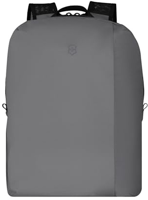Victorinox Travel Essentials Backpack, Verstaubarer Rucksack, Mehrzweck-Daypack, Praktische Innenfächer, Damen/Herren, 20 l, Grau