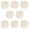 M METERXITY 8-Pack Wicker Rattan Balls 60mm/2.4 Inch Decorative Rattan Balls Orbs Vase Fillers Bowl Fillers for Christmas/Weddings/Thanksgiving/DIY Crafts/Home Decor [White]
