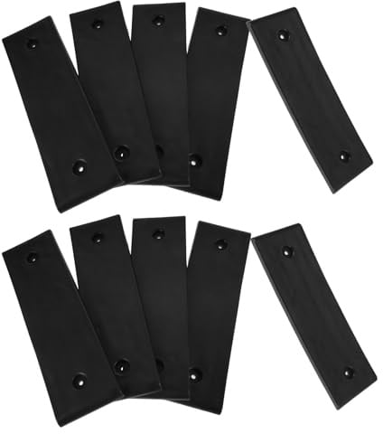 Healifty 10 Stück Bootsanhänger Gleitpads 3x10 Zoll Doppellagiges Trailer Auflagengleiter Zubehör für Sicheren Transport und Lagerung