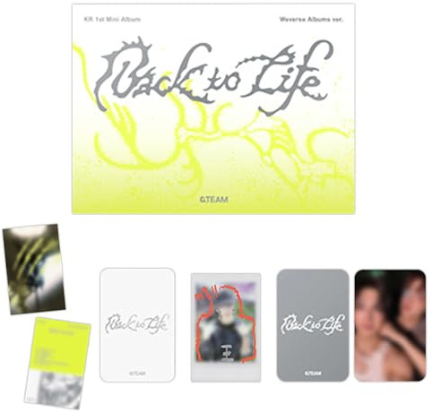 Back to Life KR 1st Mini Album (Weverse Albums Ver.) QR Card + Photocards + Track Card + 5 Extra Photocards Official K-POP Sealed Album
