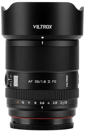 VILTROX APO 35mm F1.8 FE Objetivo, AF 35mm f/1.8 II EVO para Sony E Mount | AF 35/1.8 II FE, Objetivo Full Frame con Gran Apertura para Sony A7CII A7CR ZVE1 A7RⅤ a7RⅣ a7Ⅳ a7RⅢ A6700 FX30 ZV-E10 a6600