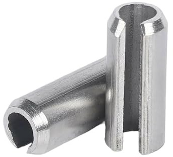 Perni a molla con intaglio, Perno a molla con tassello diviso intaglio in acciaio inossidabile 304 A2, confezione da 251 dimensioni multiple(M5x8(10pcs))