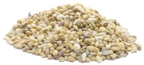Marina Decorative Aquarium Gravel Natural Desert Pebble, Beige, 2-4 mm, 10 Kg