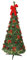 Star Trading 603-90 Dekorierter LED-Tannenbaum Pull-Up Treeca. 185x85 cm, mit 144 warmwhite LED,mit 8 Funktionen, zusammenfaltbar,rote Dekoration, Vierfarb-Karton