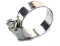 TR Hose Clips Pipe Clamps - W1 Zinc Plated - British Type 22-30mm set of 2