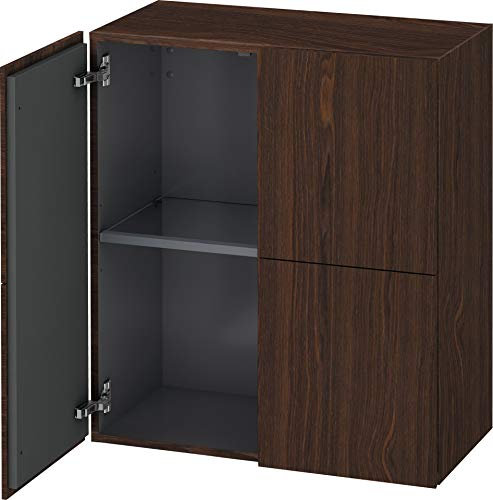 Duravit l-cube Kleiderschrank 2 Türen 700 x 363 mm Nussbaum gebürstet