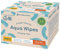 Aqua Wipes Baby Wipes, (Carton of 12 x 64 wipe packs (768 Wipes)), 100% biodegradable, PLASTIC FREE WIPES, 99.6% Purified Water, Newborn Wipes, AQW64F, Vegan, Paraben Free, Perfume Free, NHS APPROVED