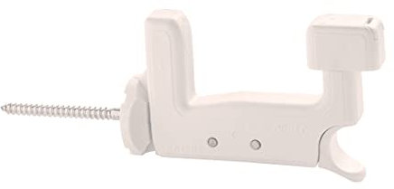 FERMO IMPOSTA AUTOMATICO ESIN PLAST SUPER TOP GRILLO ART. 099993000 CON VITE DA mm 70 (BREVETTATO) IN POLIAMMIDE (NYLON) (Bianco 9010 art. 099993000004)
