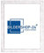 Bildershop-24 Puzzlerahmen London für Puzzle ca. 500-1000 Teile 98x38cm 38x98cm Weiß Vintage mit Acrylglas