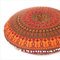 Eyes of India - 32 Bunt Runde Boden Meditation Kissen Sitz Überwurf Mandala Hippie Rund Bunt Dekorativ Indisch Boho Chic Hundebett Bohemian Akzent Handgefertigt Abdeckung - P1 Weinrot
