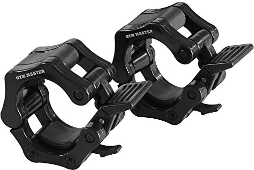 GYM MASTER Pair of Quick Release Weight Bar Clamp Collars - Olympic 2 50mm
