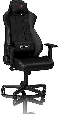 Nitro Concepts S300 EX Gaming-Stuhl, Carbon Schwarz, 56 x 57 x 140 cm